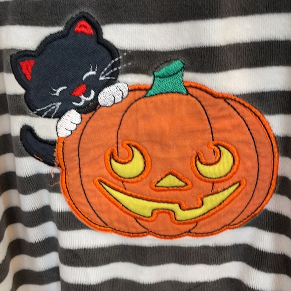 Little Me pumpkin Halloween costume romper size 6 m months vintage 1990’s - Picture 6 of 11
